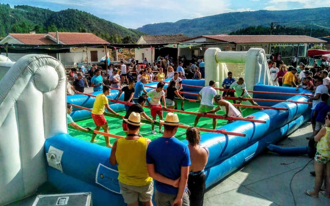 Human foosball